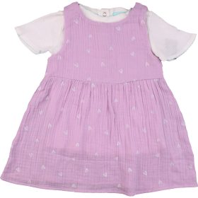 Lila-törtfehér szett (80) baba