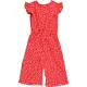 Primark Virágos piros jumpsuit (110) kislány
