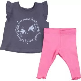 Szürke-rózsaszín szett (62) baba