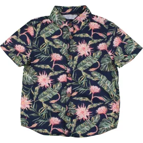 Primark Virágos kék ing (92) kisfiú