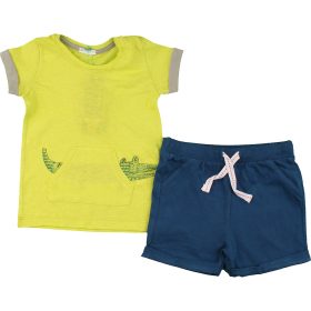 Krokodilos-kék szett (68) baba