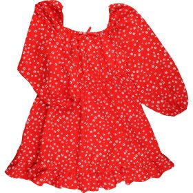 Primark Virágos piros ruha (140) lány