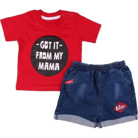 Piros-farmer szett (68) baba