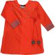 Hímzett narancs ruha (110) kislány