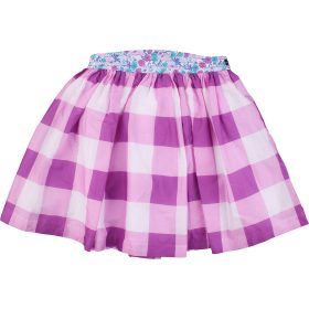 Lilakockás szoknya (128) kislány