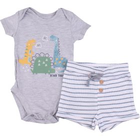 Dínós-csíkos szett (68) baba