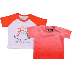 Narancs-dínós póló szett (62) baba
