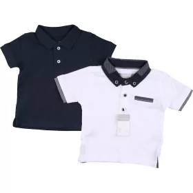 Primark Kék-fehér ingpóló szett (62) baba