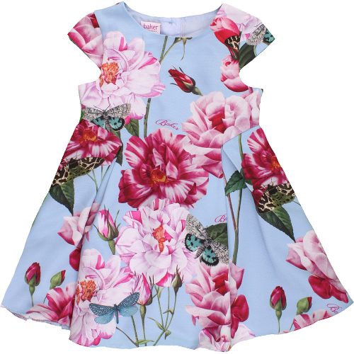 Ted Baker Virágos kék ruha (92) kislány