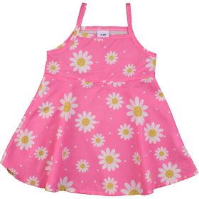 Virágos rózsaszín ruha (74) baba