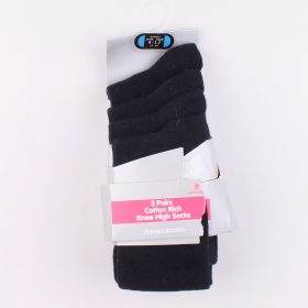 Éjkék térdzokni szett (27-30) uniszex