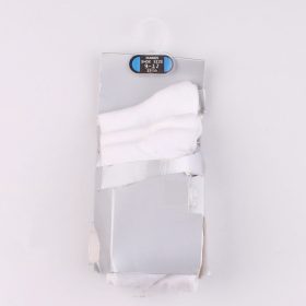 Fehér térdzokni szett (27-30) uniszex