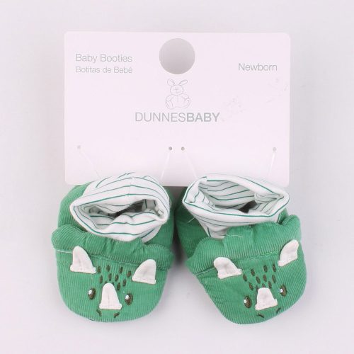 Dínós zöld kocsicipő (Newborn) baba