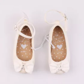Debenhams Csillogó törtfehér balerina cipő (20) baba