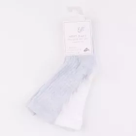Next Kék-fehér zokni szett (17-18) baba
