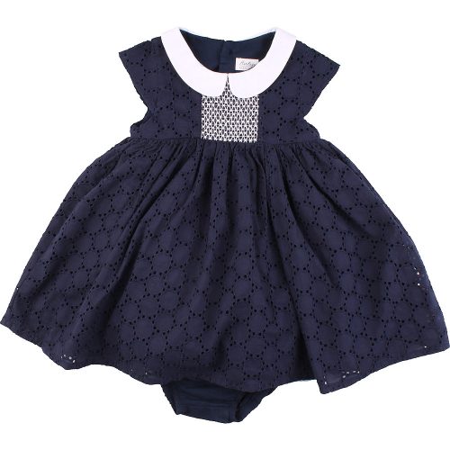Mothercare Hímzett kék ruha (74) baba