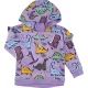 Dínós lila pulóver (92) kislány