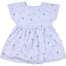 Kékcsíkos ruha (68) baba