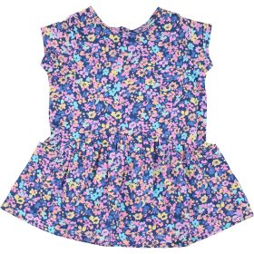 Next Virágos kék ruha (56) baba
