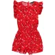 New Look Virágos piros playsuit (146) lány