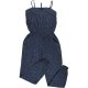 Pöttyös kék jumpsuit (146) lány