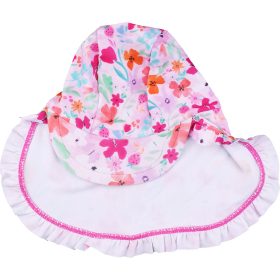 Virágos strandsapka (3-6 év) kislány