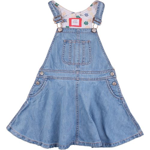 Mini Boden Koptatott farmerruha (110) kislány