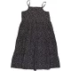 H&M Virágos fekete ruha (152) lány