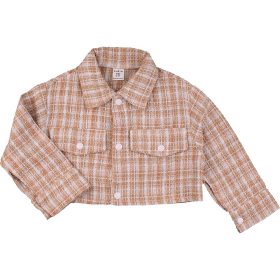 Kockás kabát (104) kislány