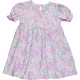 Lilavirágos ruha (98) kislány