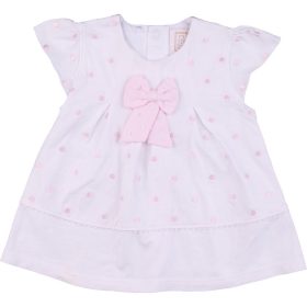 Pöttyös törtfehér ruha (68) baba