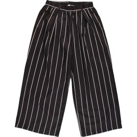 Csíkos fekete nadrág (128) kislány