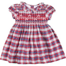 Kockás ruha (80) baba