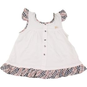 Kockásszélű ruha (80) baba