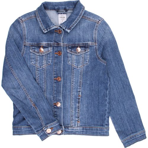 Denim Rézgombos farmerdzseki (140) lány
