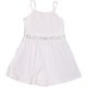 Törtfehér playsuit (140) lány