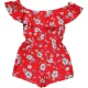New Look Virágos piros playsuit (146) lány