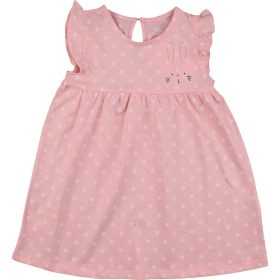 F&F Nyuszis-pöttyös ruha (80) baba