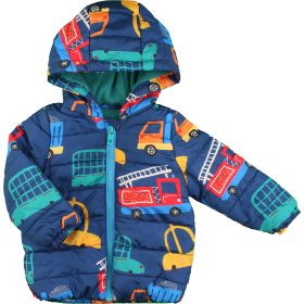 Autós kék kabát (74) baba