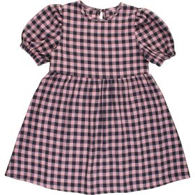 Kockás ruha (122) kislány