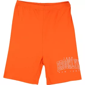 Feliratos narancs rövid leggings (XS)  női