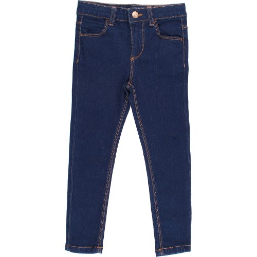 Denim Rézgombos skinny farmer (110) kislány