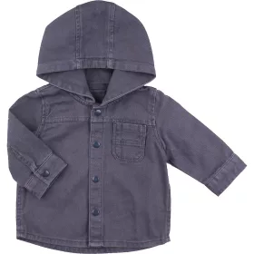 F&F Acélkék farmerdzseki (68) baba