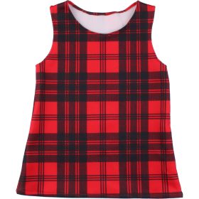 Kockás ruha (68-74) baba