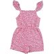 Primark Rózsaszínvirágos playsuit (110) kislány