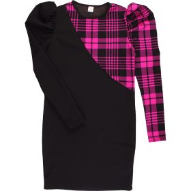 Kockás-fekete ruha (152) lány