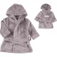 Szürke polár köntös (86) baba