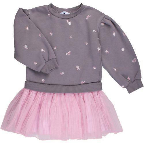 Primark Szürke-rózsaszín ruha (110) kislány