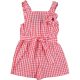 F&F Kockás playsuit (104) kislány