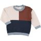 H&M Bézs-kék pulóver (68) baba